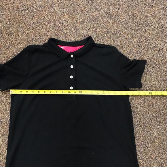 Gretchen Scott Black Polo Shirt - Picture 3 of 4